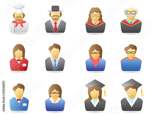 people icons set