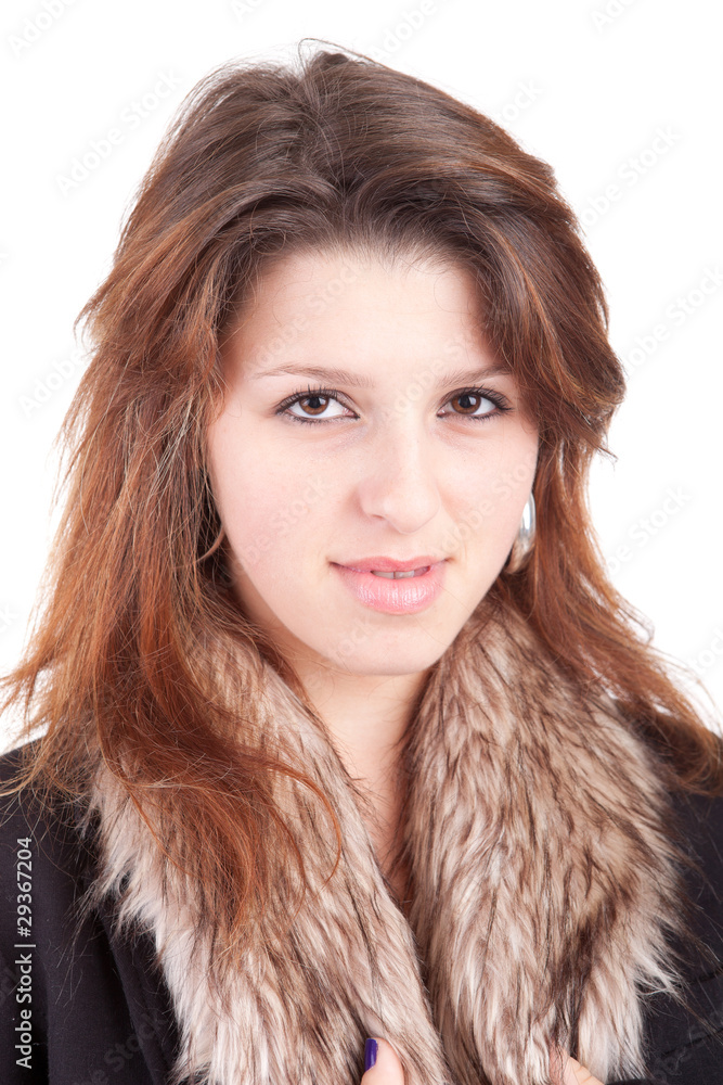 Young and beautiful woman portrait Young and beautiful woman portrait
