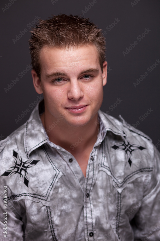 Obraz premium Young Man Headshot