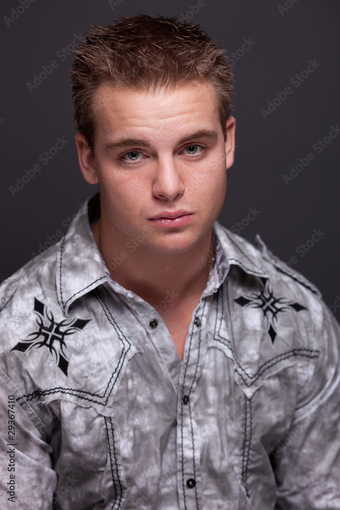 Obraz premium Young Man Headshot
