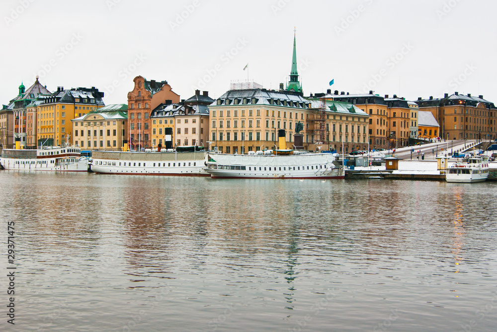 Naklejka premium Stockholm view