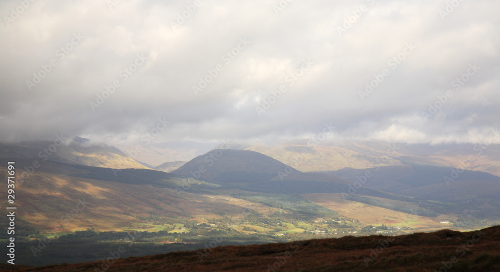 Fototapeta premium View from Aonach Mor Scotland