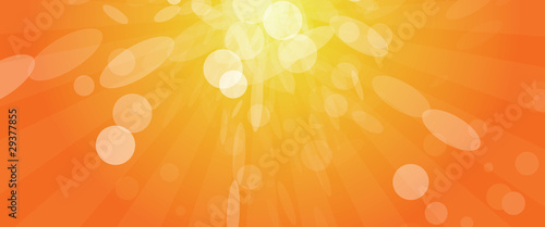 Helles Sonnenlicht gelb-orange