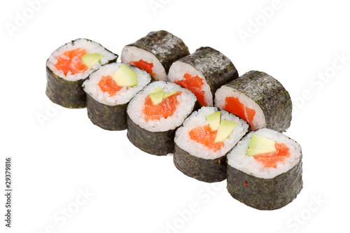 Wallpaper Mural sushi on the white Torontodigital.ca