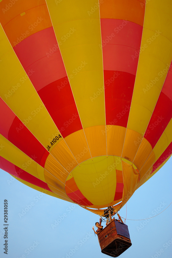 Fototapeta premium Big balloon on the sky.