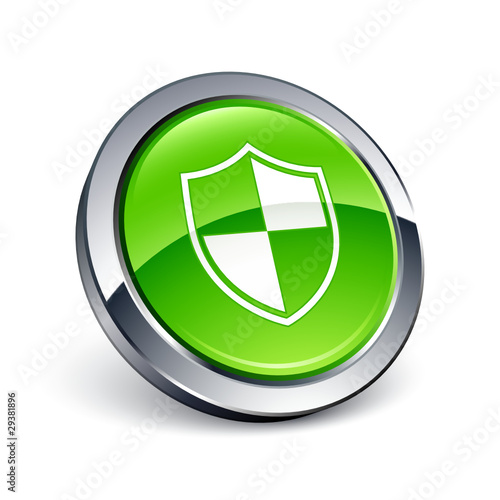 icône bouton internet bouclier protection sécurité