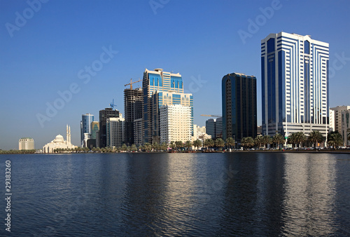 Skyscrapers in Sharjah. © Julia Mashkova