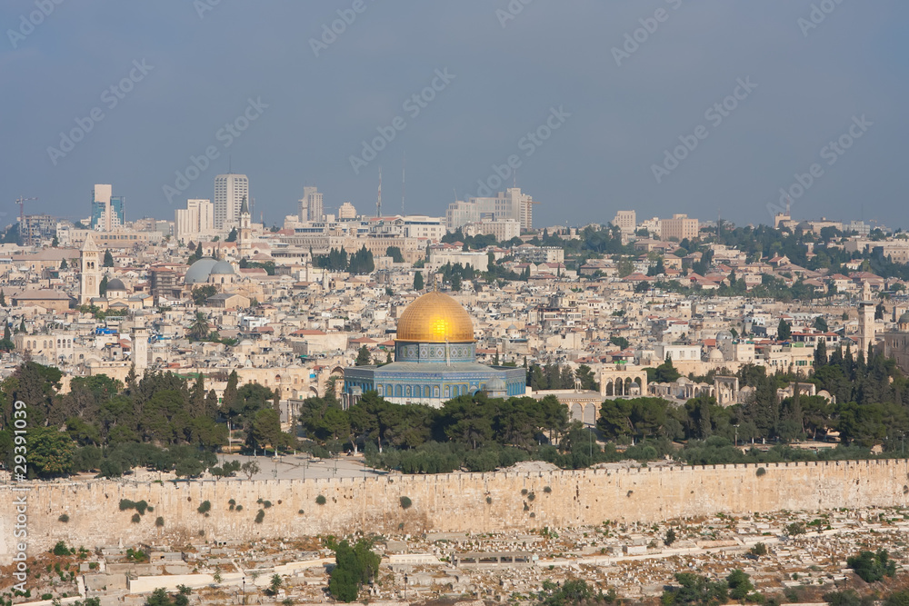 Golden Dom In Jerusalem.