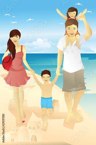 Beach family