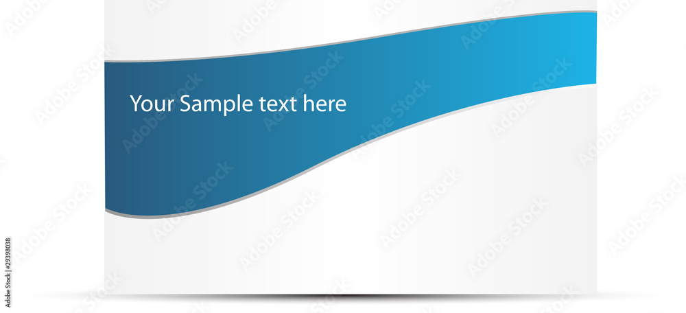 Naklejka premium Business card