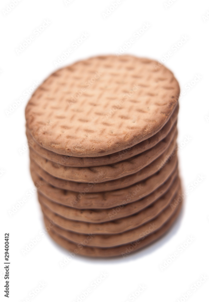 Biscuits isolated on white background Biscuits isolated on white background