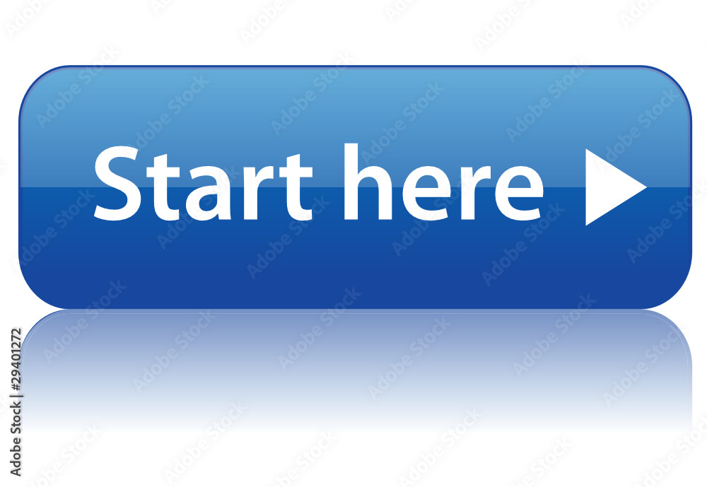START HERE Button (web internet power on continue click now go) START HERE Button (web internet power on continue click now go)