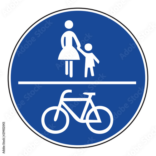 Zeichen 240 Gemeinsamer Geh- und Radweg