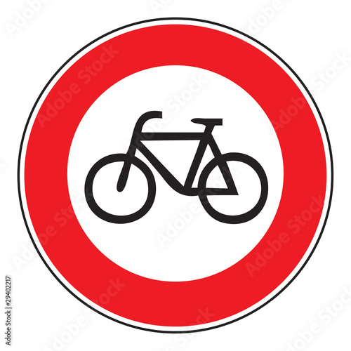 Zeichen 254 Verbot für Fahrräder