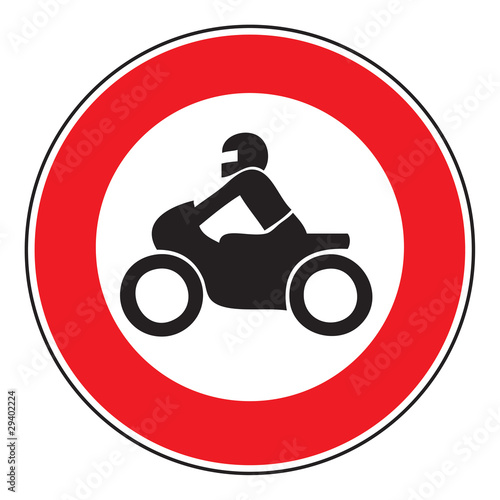 Zeichen 255 Verbot für Krafträder