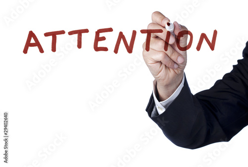 attention mis en emphase en entreprise photo