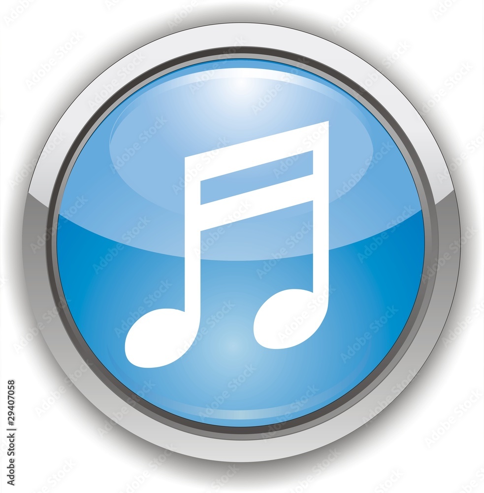 bouton note de musique bouton note de musique