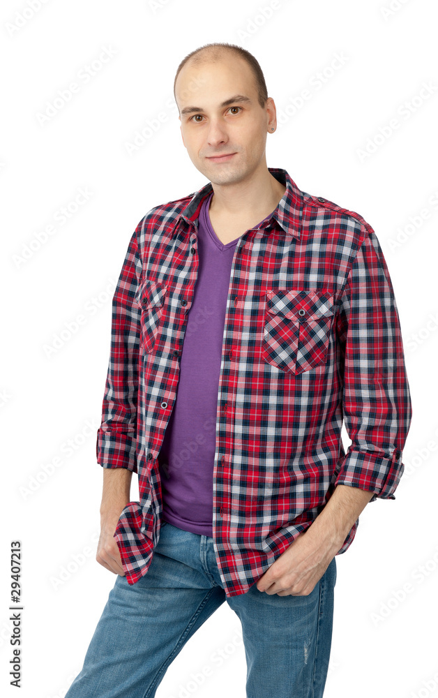 Young fashion smiling man Young fashion smiling man