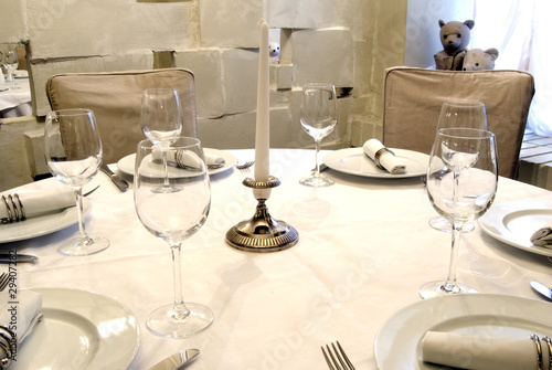 Dining table in modern restaurant © Milles Studio