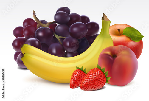 Ripe fresh fruits