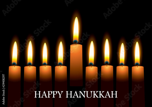 Hanukkah candles