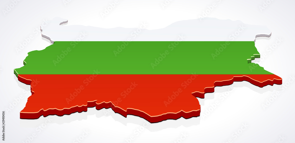 3D Bulgaria Map (white background) 3D Bulgaria Map (white background)