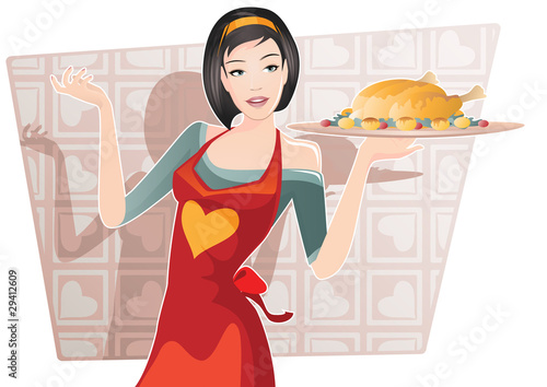 beautiful chef