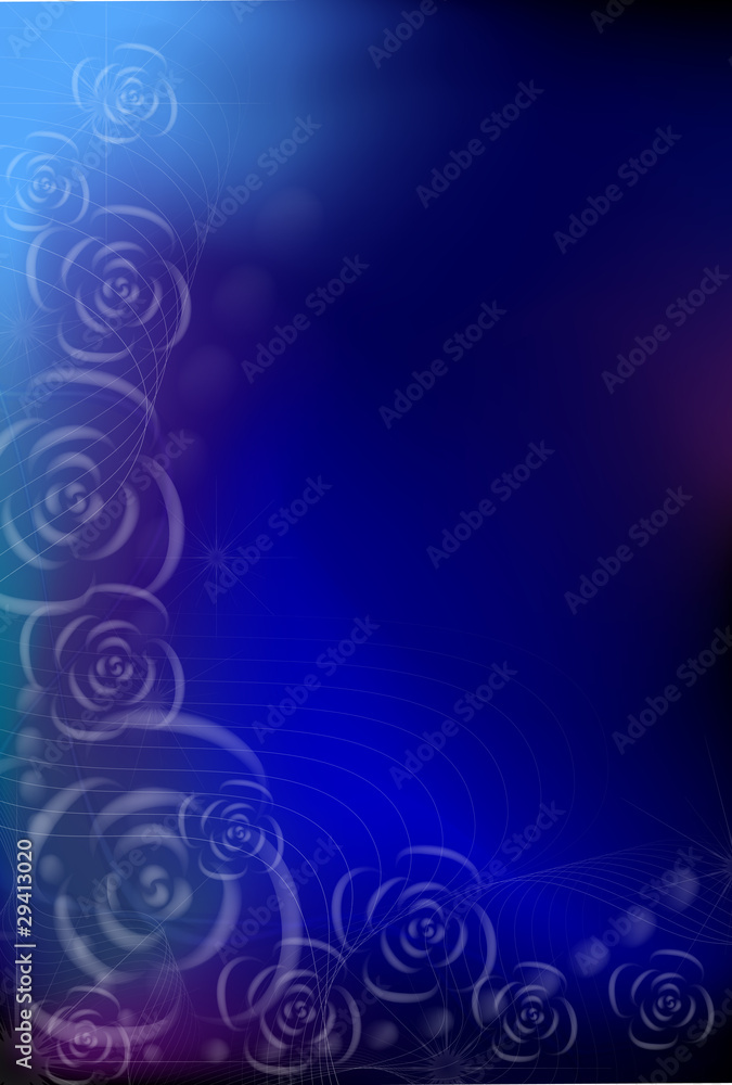 Abstract background with elements of florists Abstract background with elements of florists