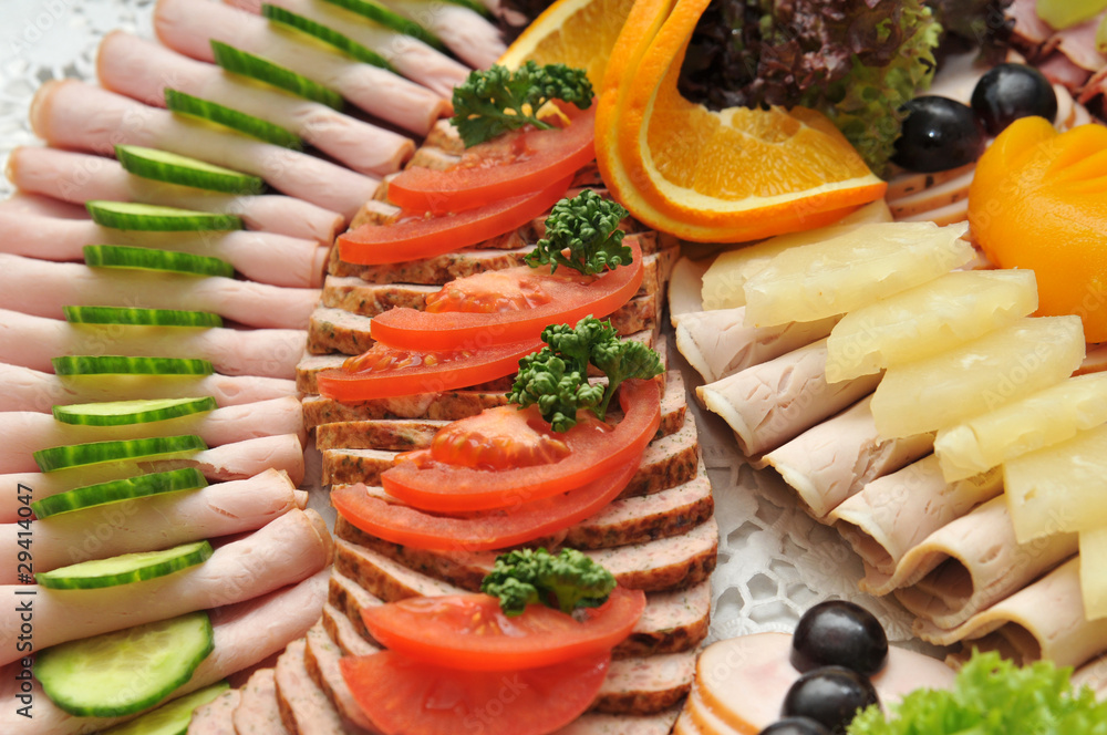 Aufschnittplatte Stock Photo | Adobe Stock