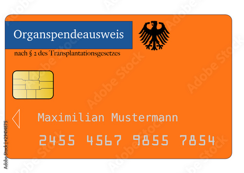 Organspendeausweis
