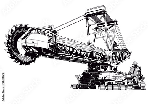 bucket excavator