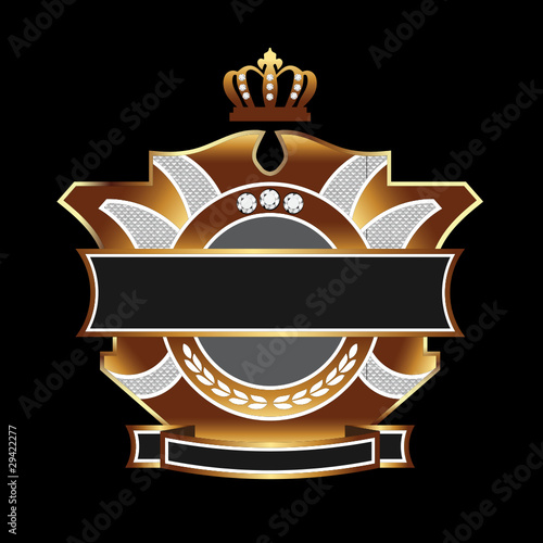 Vintage royal shield