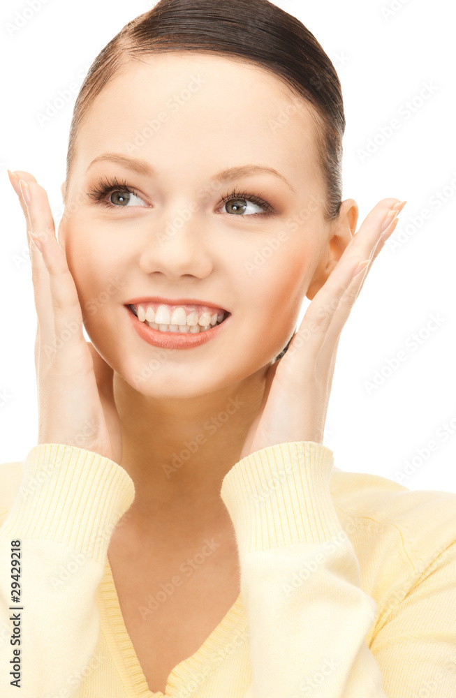 surprised woman face