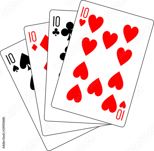 four tens poker