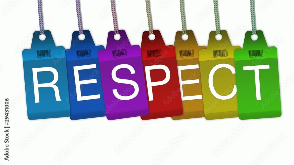 Respect label message animation