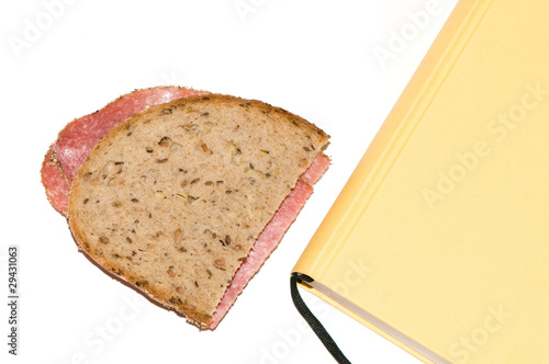 Brot mit Buch photo