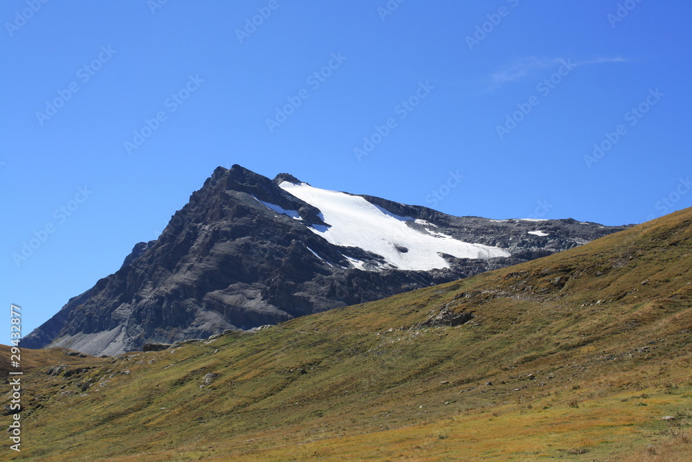 Glacier in the Alps Glacier in the Alps