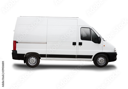 commercial white van