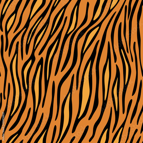Tiger skin seamless background © Svetlana Ivanova