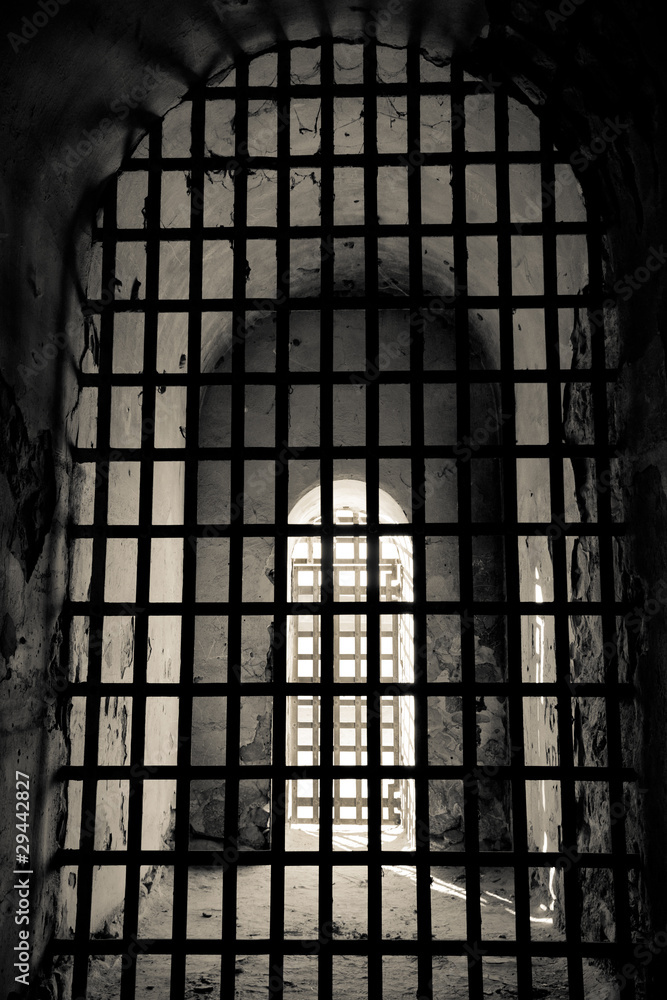 Cell in Yuma territorial prison, Arizona state historic park