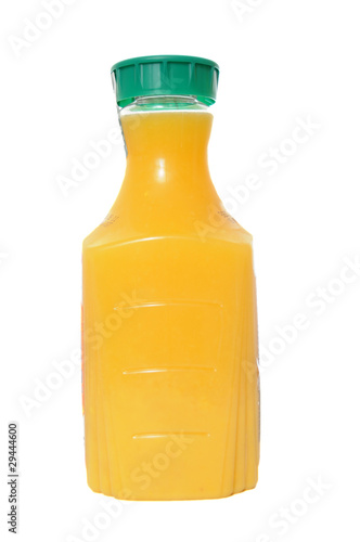 Orange Juice in Plastic Container