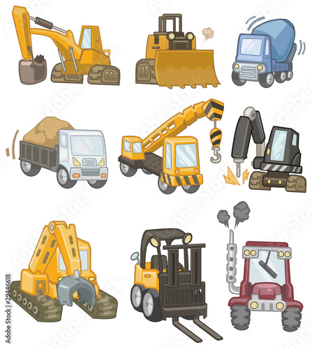 cartoon truck icon