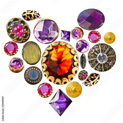 gemstone heart