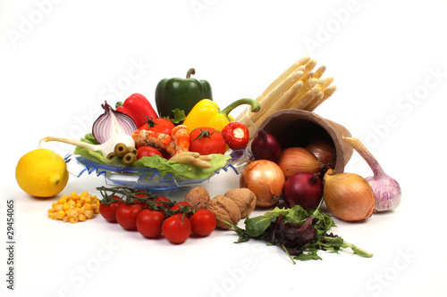 Fototapeta Naklejka Na Ścianę i Meble -  Salad ingredients