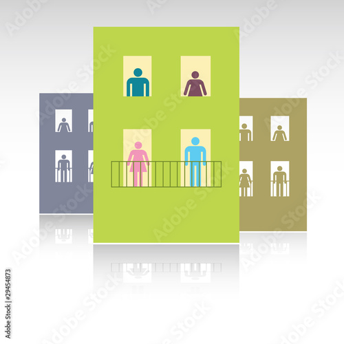 Logo building administrator  # Vector