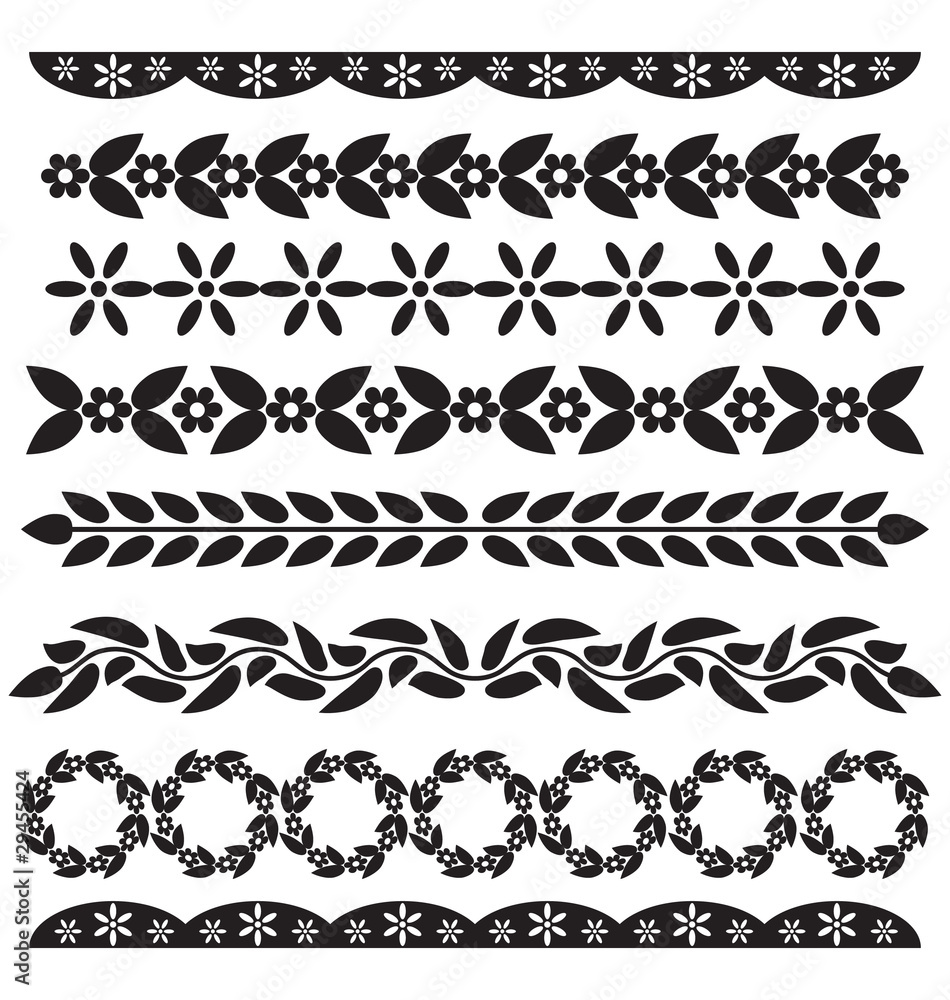 set of Floral Decor set of Floral Decor