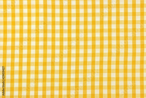 Yellow Gingham Background