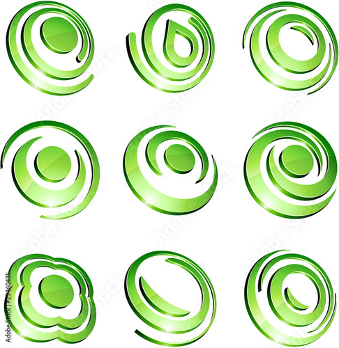 Green vibrant logos.