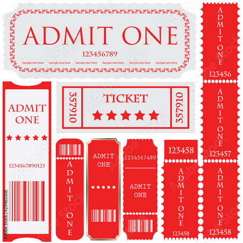admit one ticket