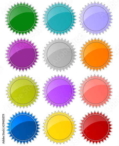 Set bunte Buttons II